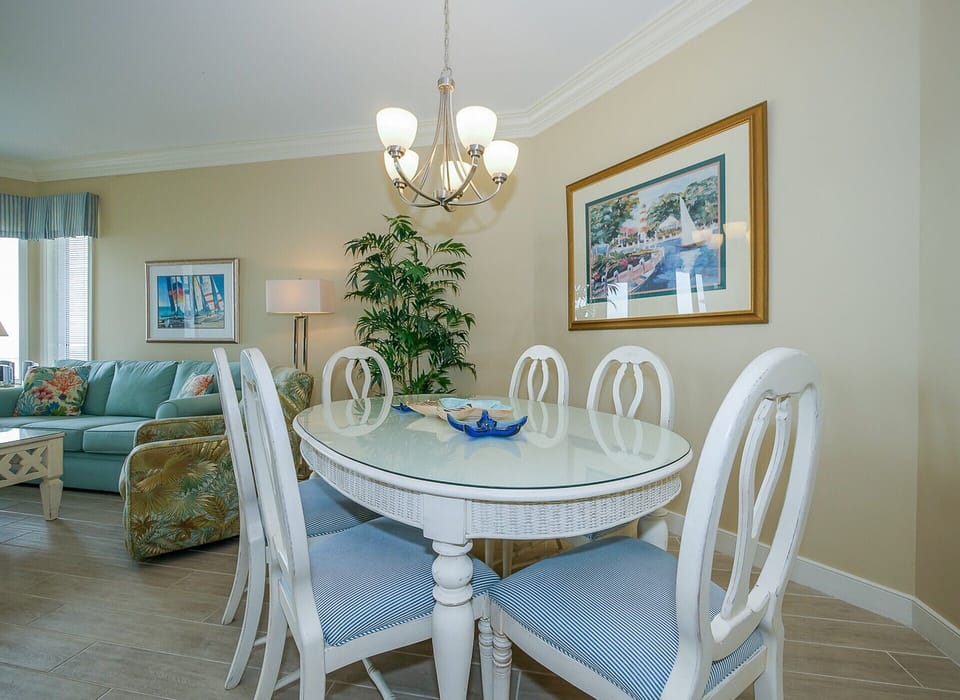 Dining Area with Seating for Six at 2510 Sea Crest
