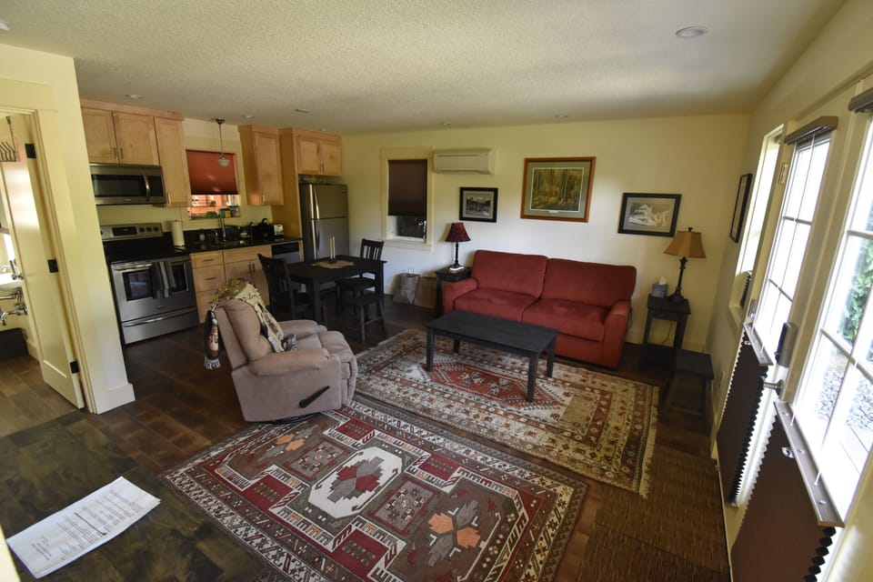 View from the stair landing