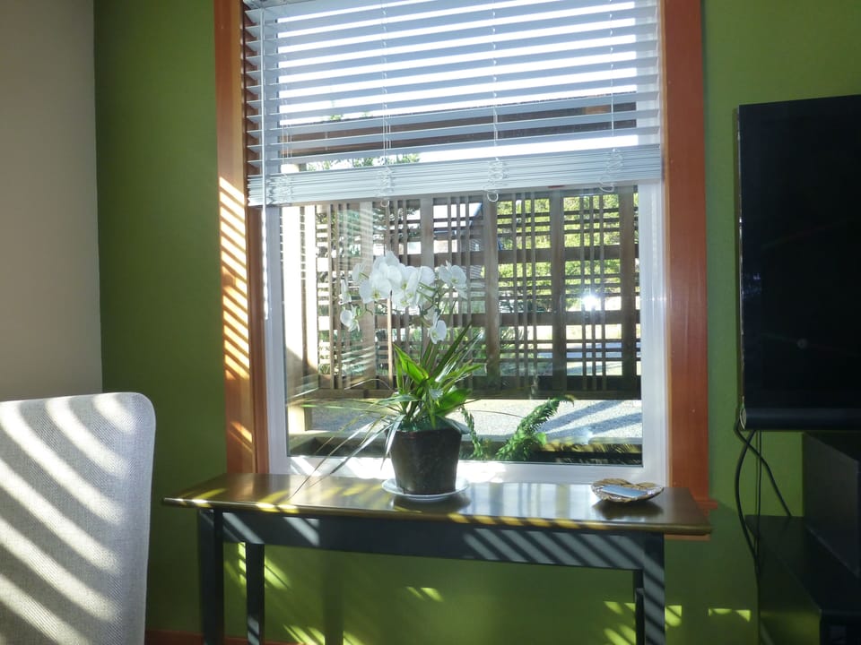 Privacy is important; completely closable window coverings and outdoor lattices.