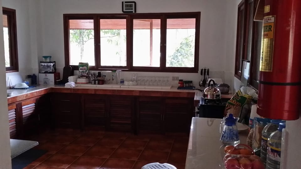 Large bright kitchen - Grande cuisine lumineuse