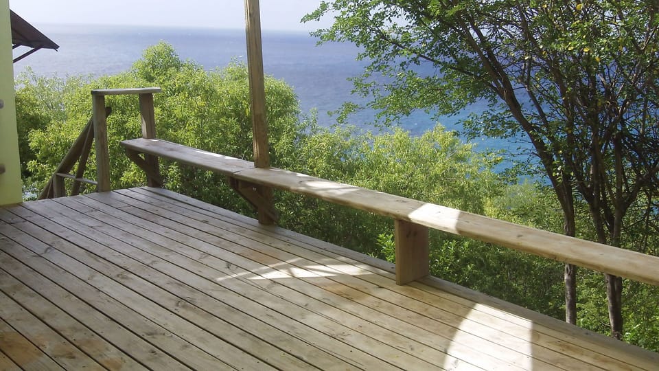 The yoga deck