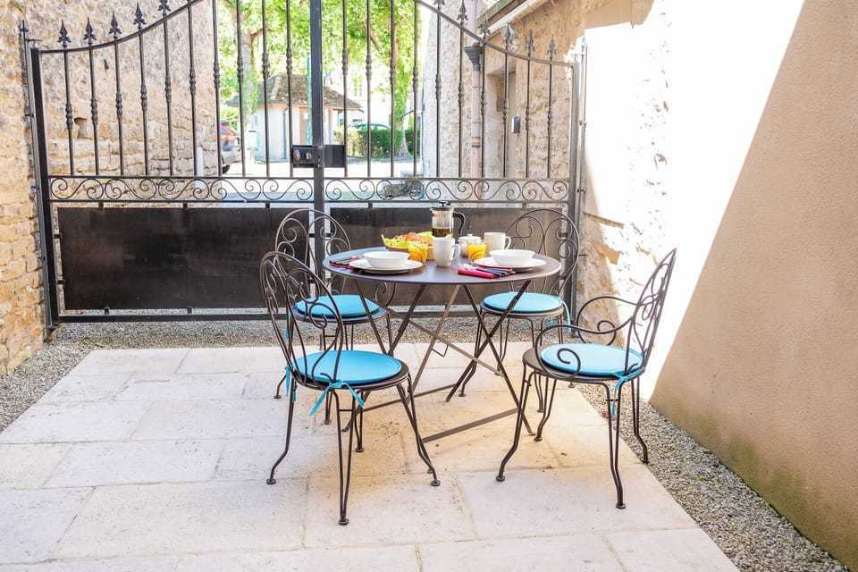 Outdoor seating area