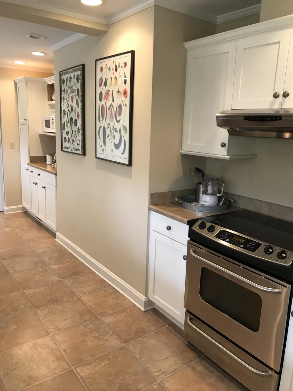 Very open kitchen