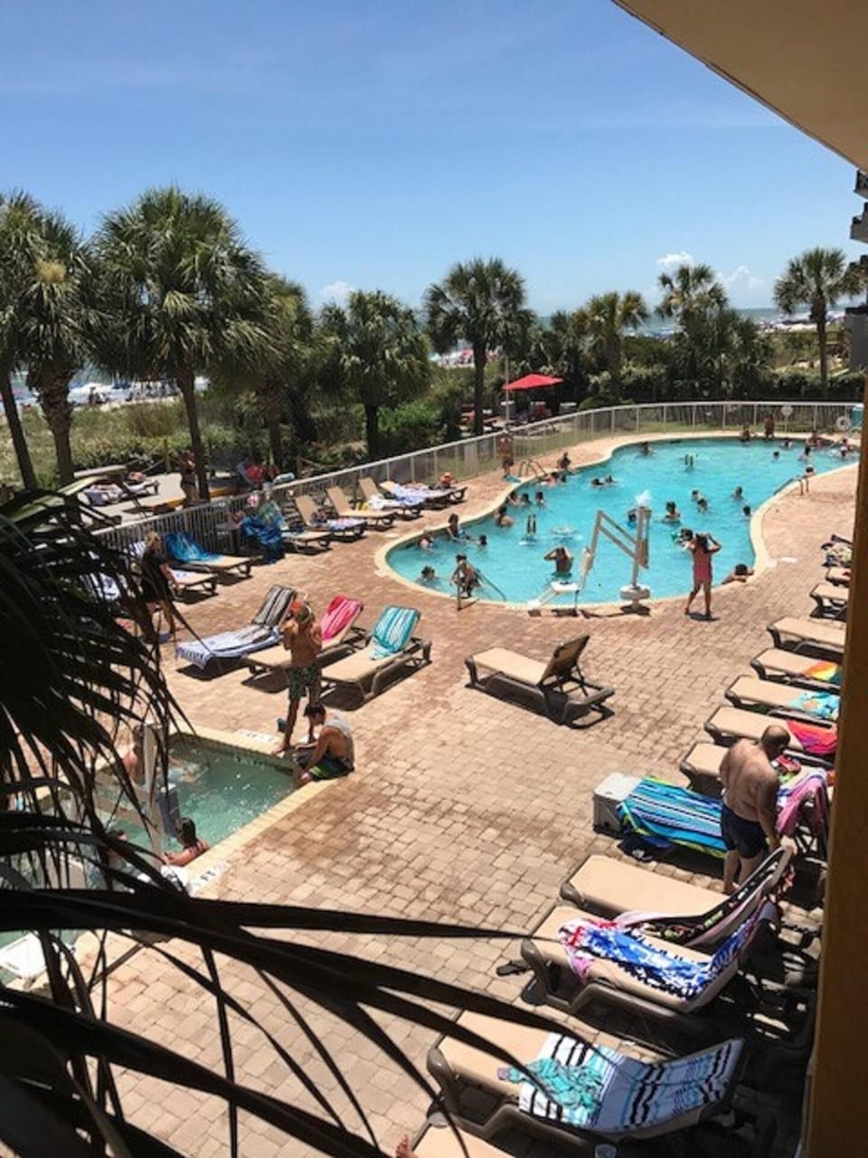 Hot Tub and Main Pool