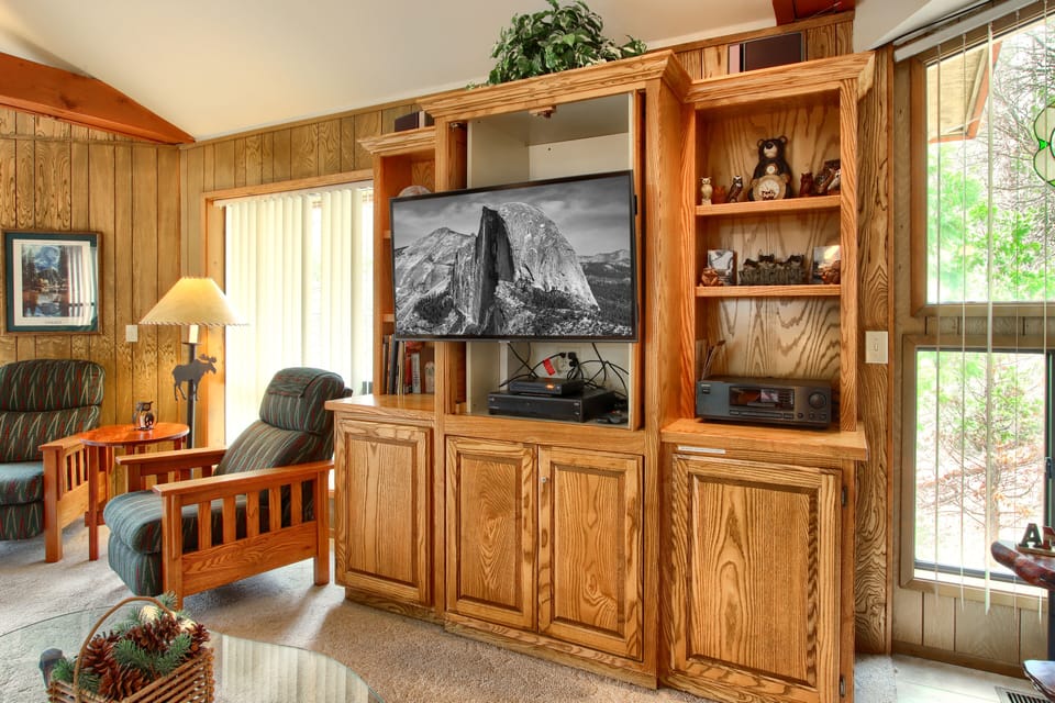Living room entertainment center