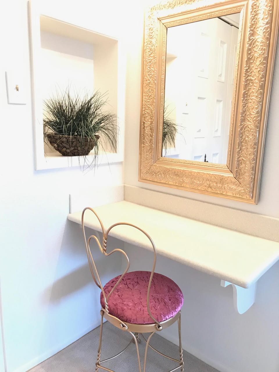 Vanity area in master bedroom.