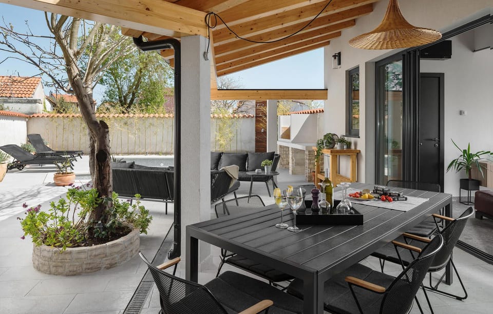 outside