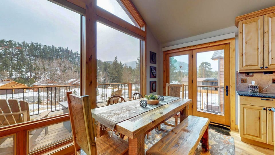 Great views from the kitchen table 