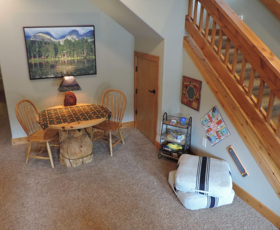 Well stocked game room!