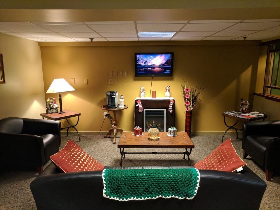Lobby of building