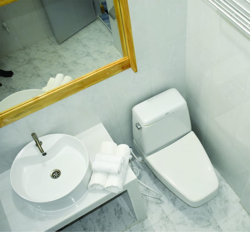 Deluxe Double or Twin Room, 1 King Bed | Bathroom | Shower, free toiletries, hair dryer, towels