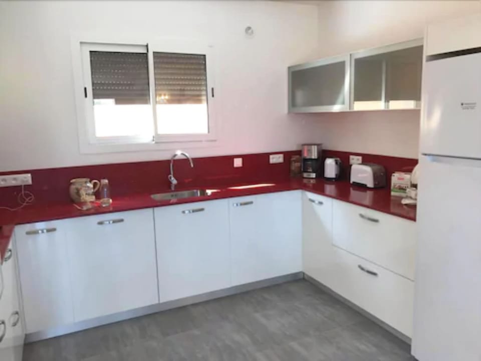 Family Villa, 3 Bedrooms, Sea View | Private kitchen | Full-size fridge, microwave, oven, stovetop