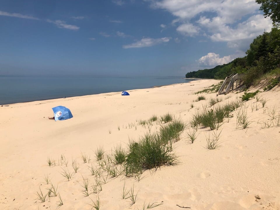 North View From Beach