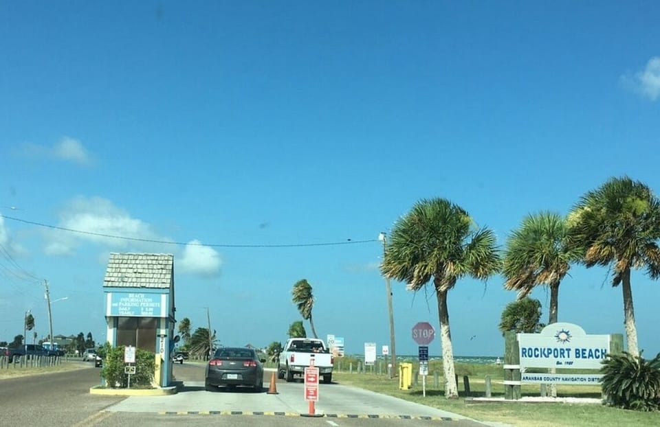Rockport Beach with fishing pier