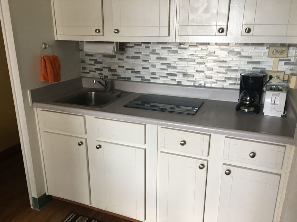 Upgraded kitchen with induction cooktop