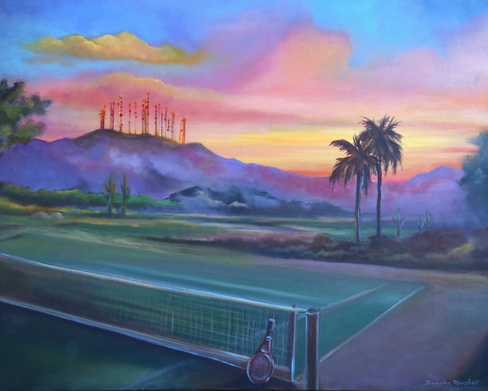 A painting for a client I made.  She had to move back to Ireland, and loved AZ!