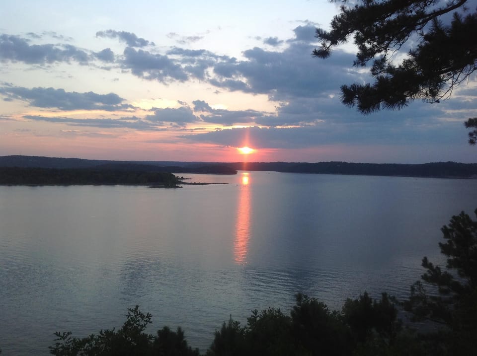 sunset from the deck...