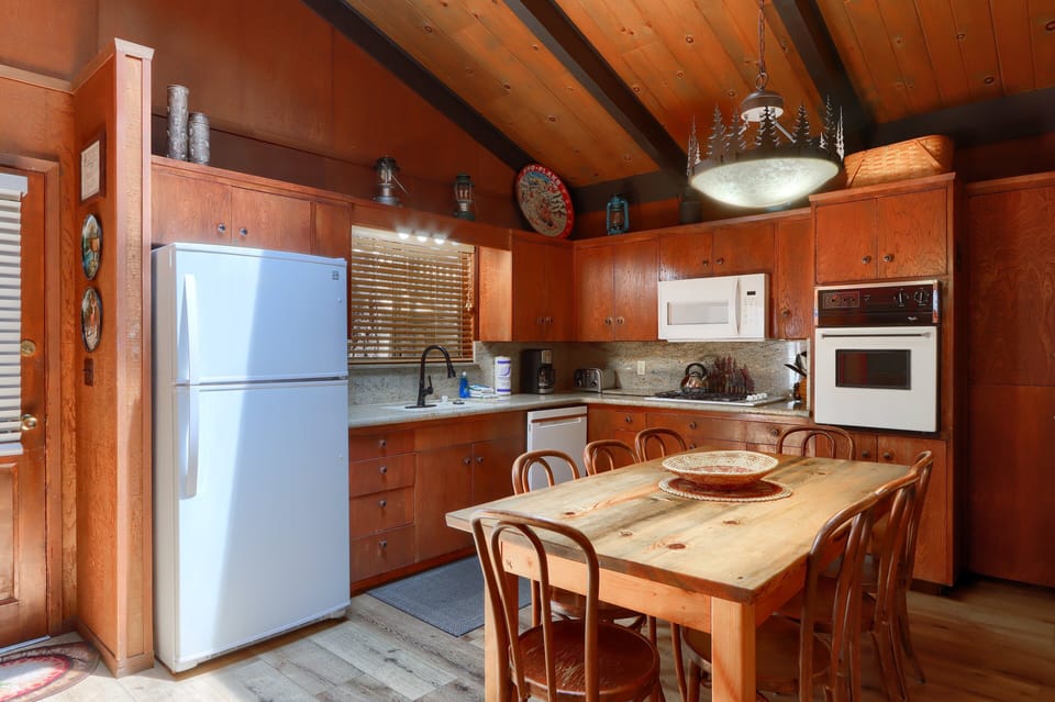 Kitchen with dining room table