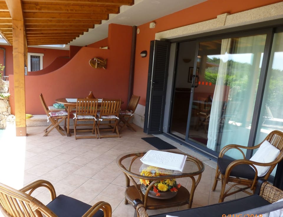 Covered veranda