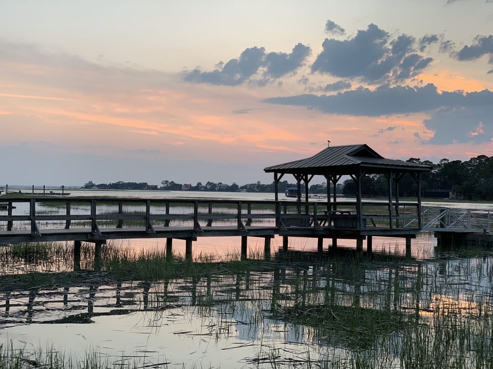A picture I snapped near AJ's Dock on Tybee.  