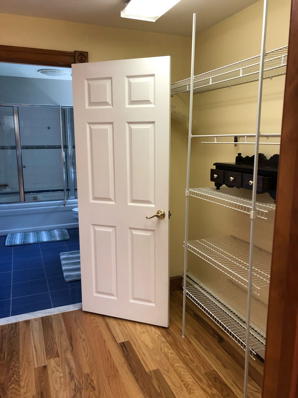 Walk through closet in Master Suite