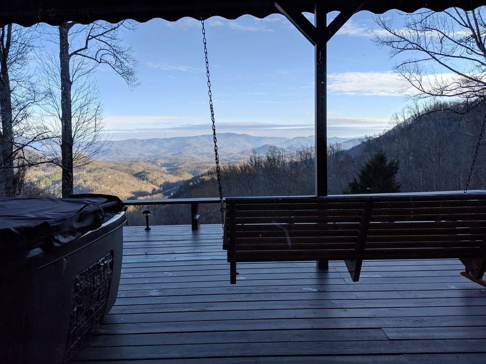 View from the swing