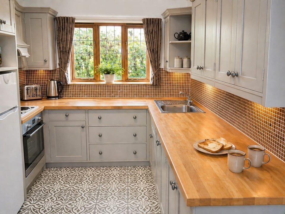 House, 2 Bedrooms | Private kitchen | Full-size fridge, microwave, oven, stovetop
