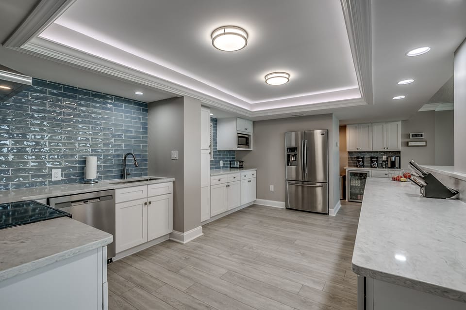 This kitchen is massive!