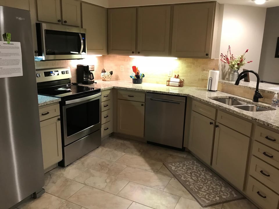 Newly remodeled kitchen