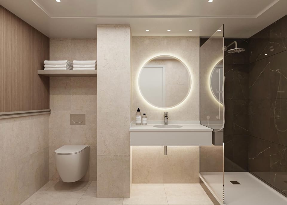 Premium Room | Bathroom | Free toiletries, hair dryer, towels