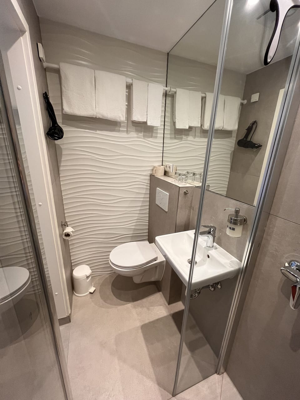 Standard Double Room | Bathroom | Shower, free toiletries, hair dryer, towels