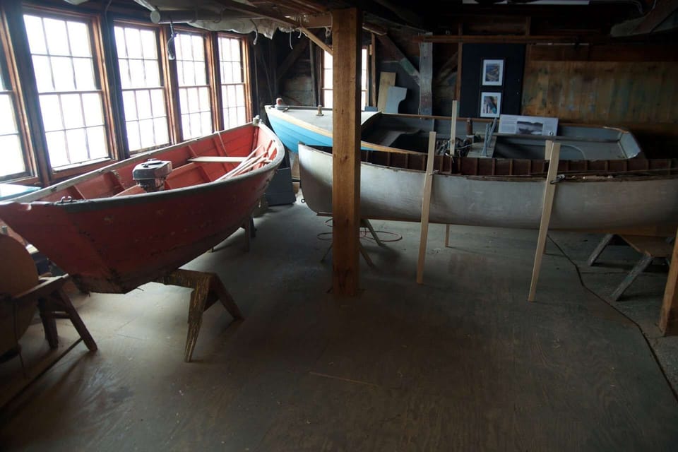 Since 1793, skiff making continues in Lowell's boat building shop and museum. Please do ask questions! The volunteers love to chat.