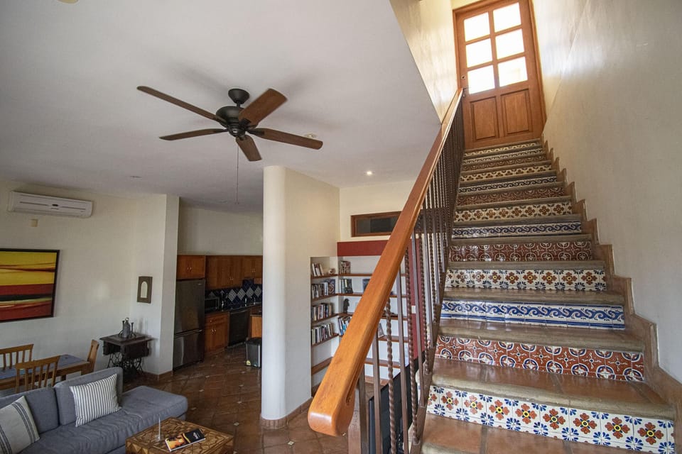Interior Stairs to the Roof Top Patio