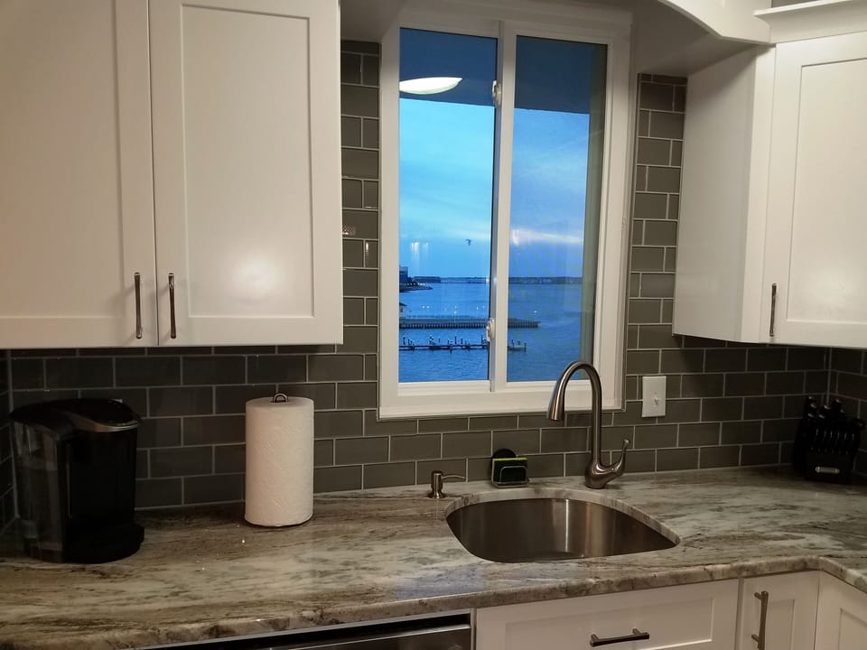 bay view from kitchen