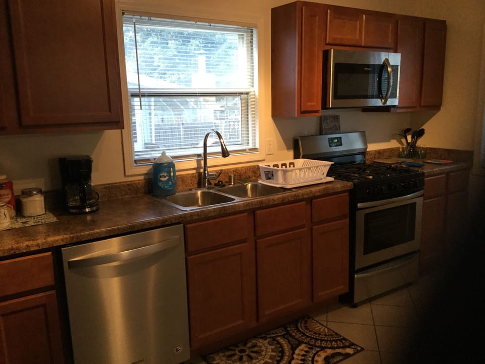 Nice size kitchen with all new Stainless appliances. 