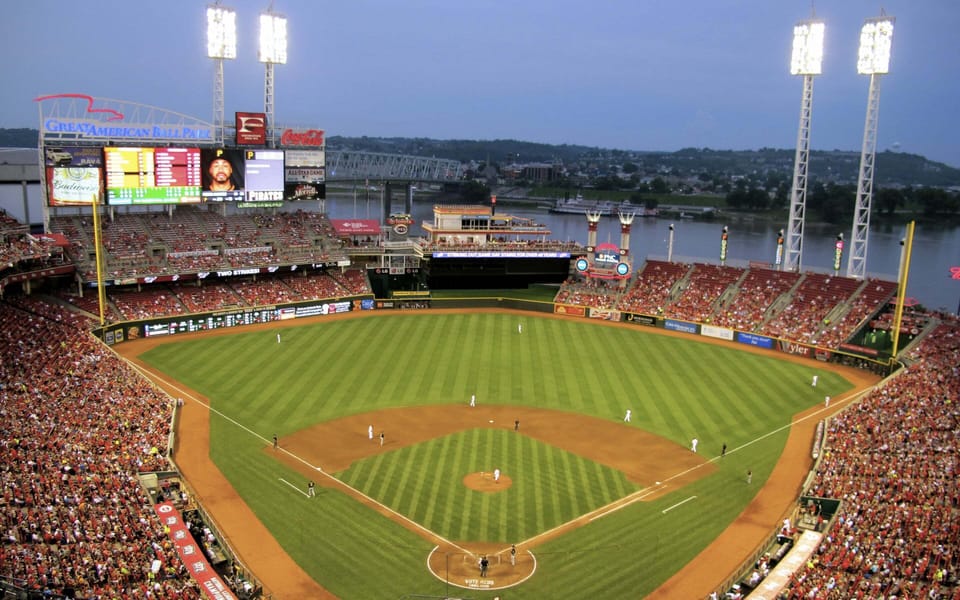 The Cincinnati Reds stadium in about 15 minutes down I-71. Great restaurnats!