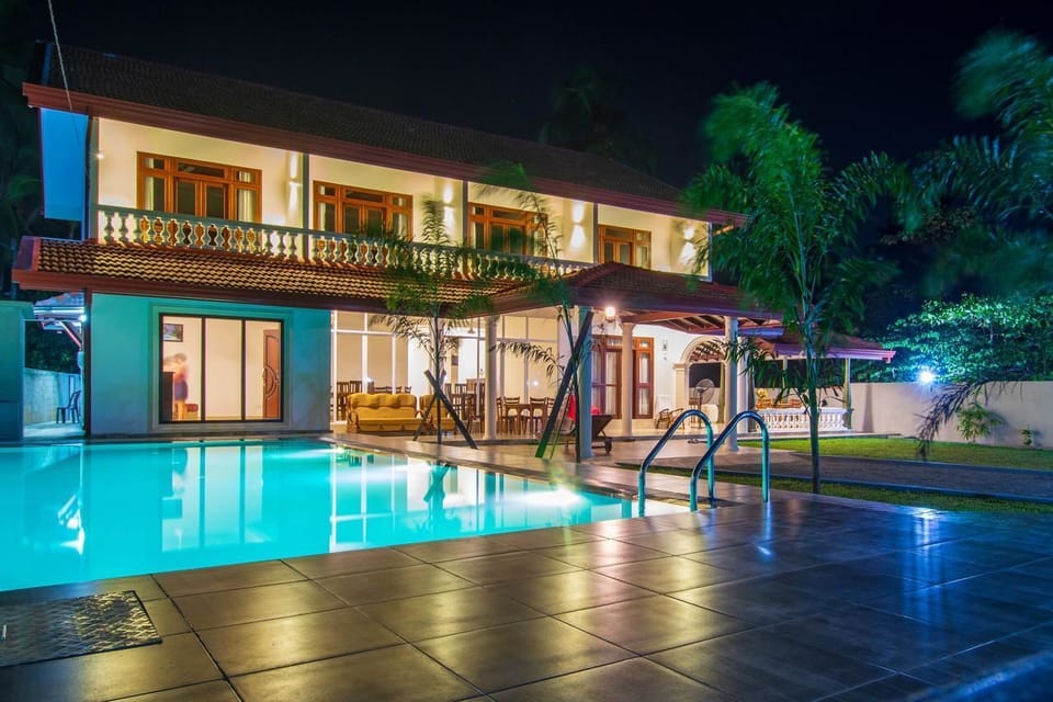 Front of property - evening/night
