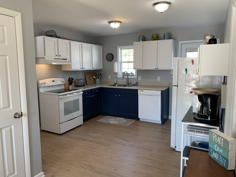 Kitchen from dining area