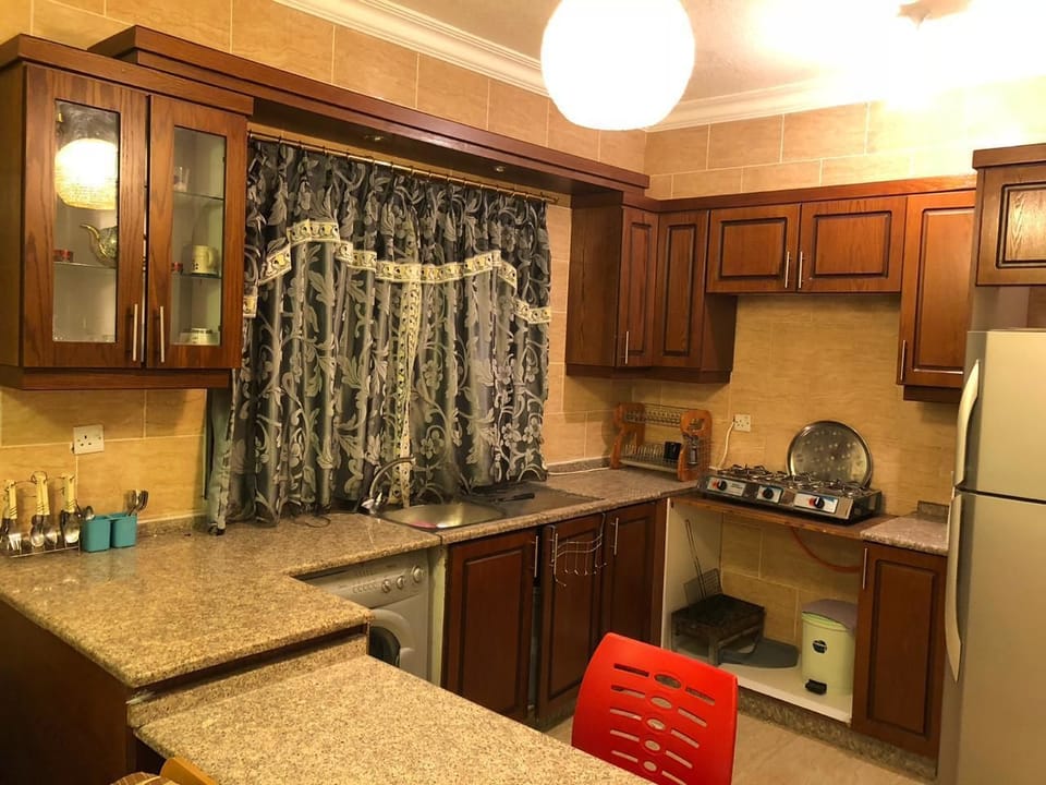 Apartment, 2 Bedrooms, Sea View | Private kitchen | Fridge, microwave, electric kettle, cookware/dishes/utensils