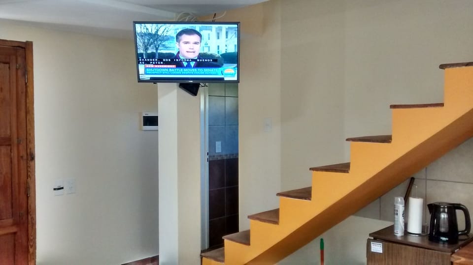Cabin, Mountain View | Living area | Flat-screen TV