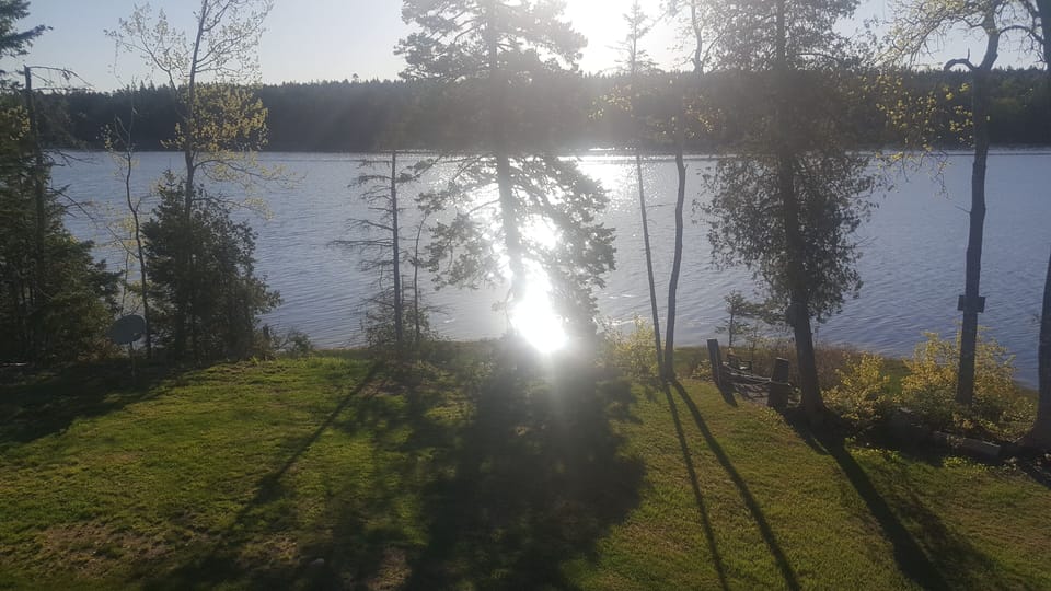 Front Yard facing Grand Marsh Bay