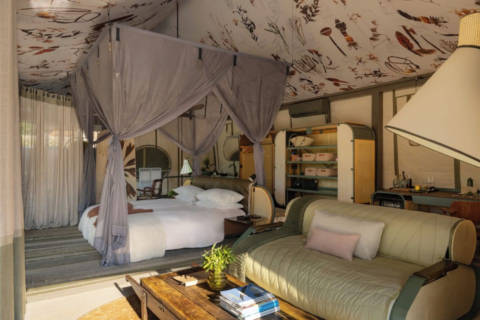 Luxury Tent, Private Pool | Minibar, in-room safe, desk, soundproofing