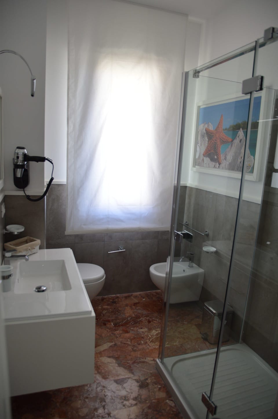 Deluxe Double Room, 1 King Bed, Accessible, City View | Bathroom | Shower, rainfall showerhead, designer toiletries, hair dryer