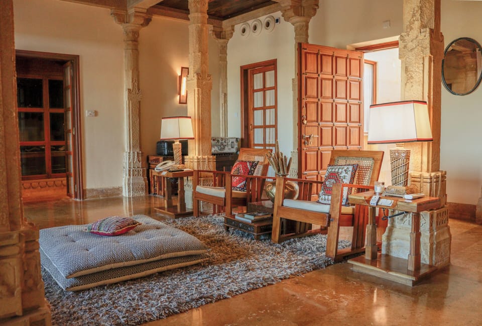 Thar Haveli | Living area | 32-inch LED TV with cable channels, TV