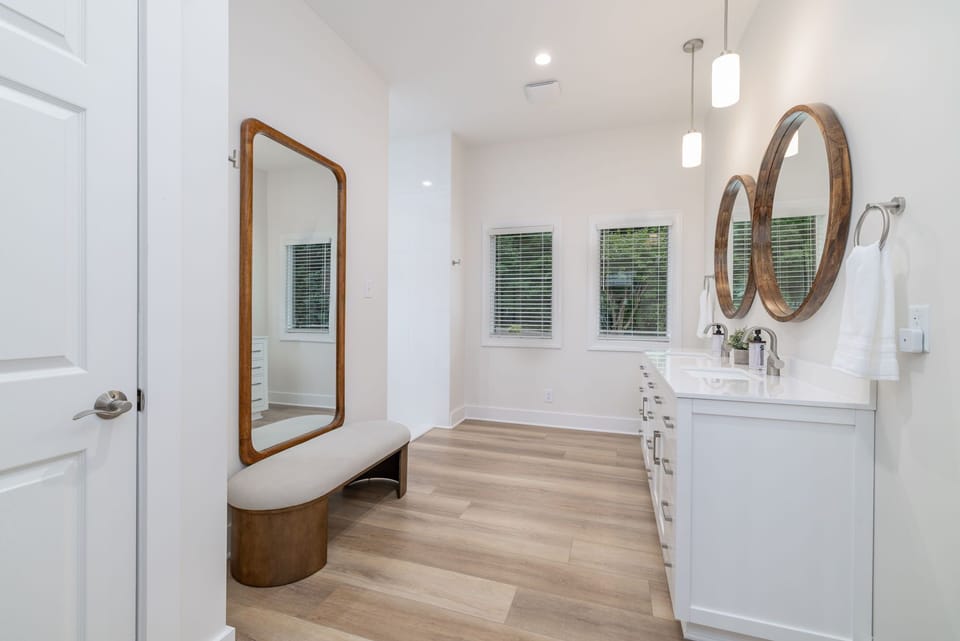 Master Bathroom - Hosted by LakeGastonVacationHomes