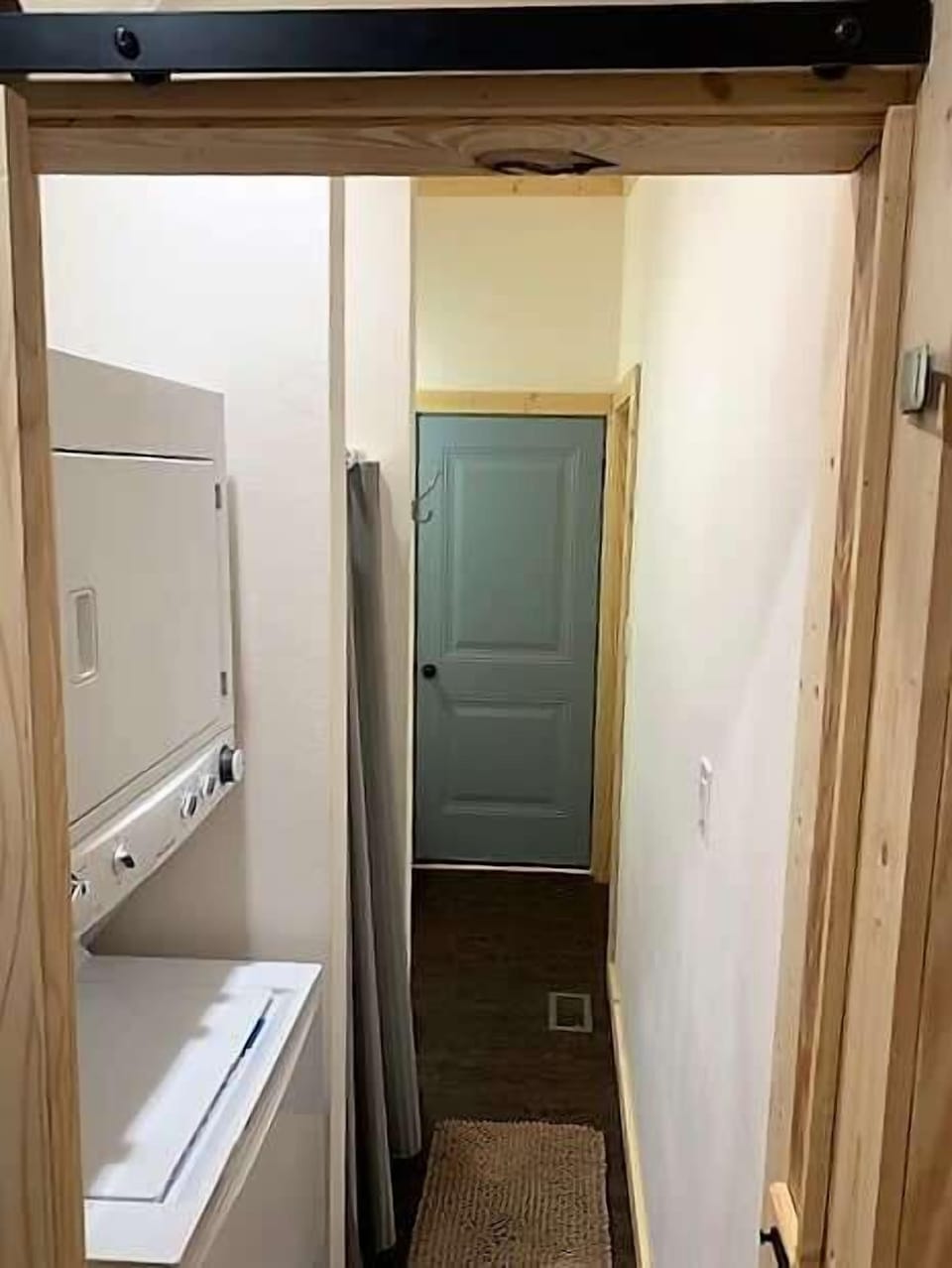 Laundry and guest bathroom