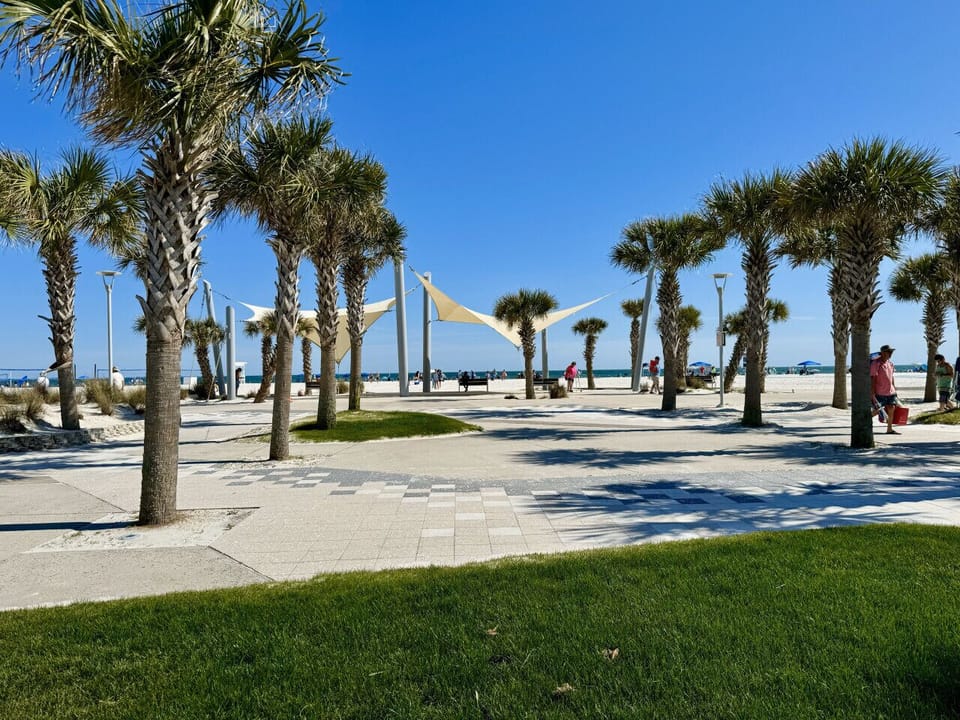 The Public Beach is right next to the condo, offering extra beach to enjoy!