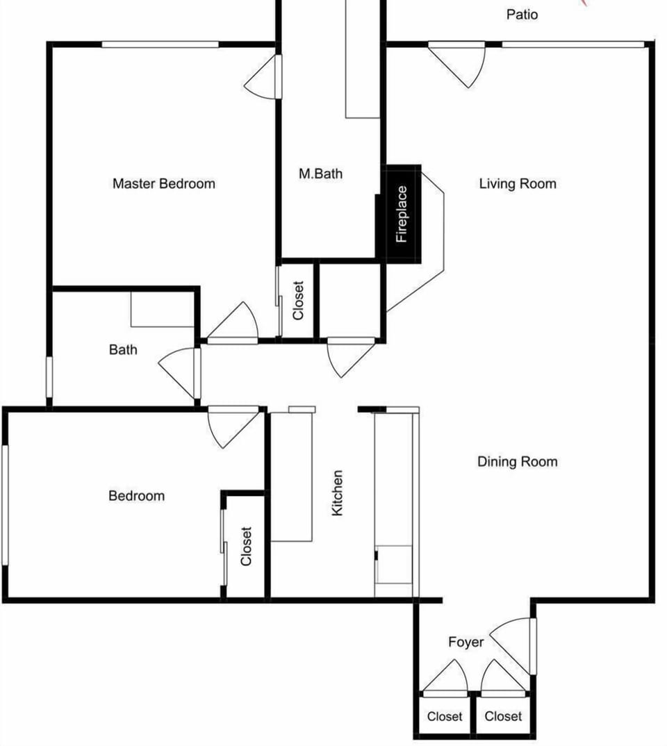 Detailed floor plan shows spacious bedrooms, full kitchen, and comfortable living areas for your vacation stay.