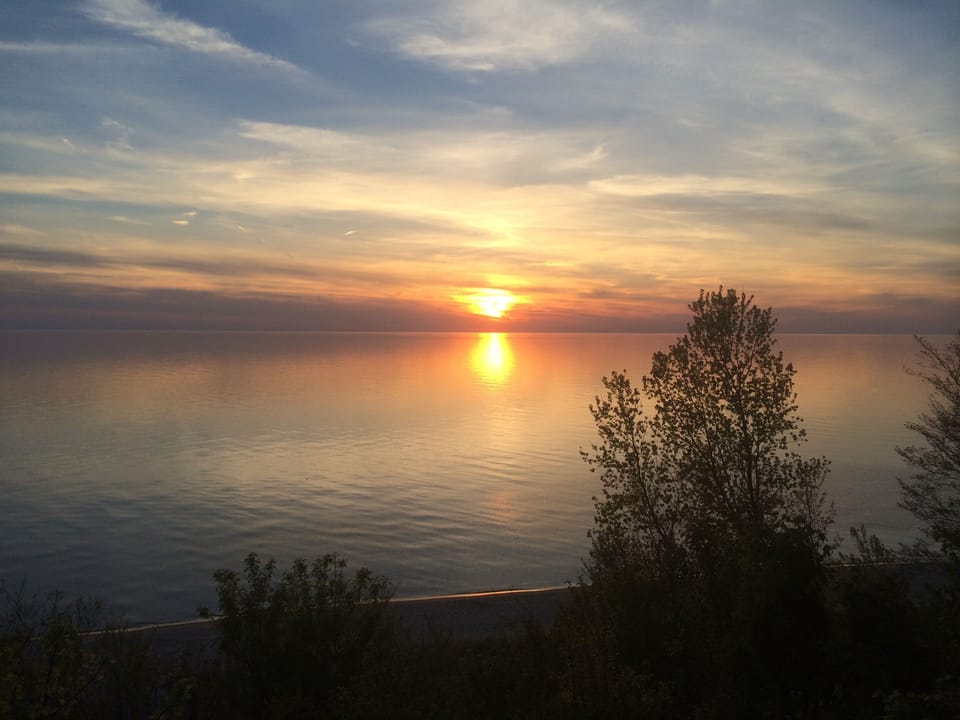 Another beautiful Lake Michigan sunset!