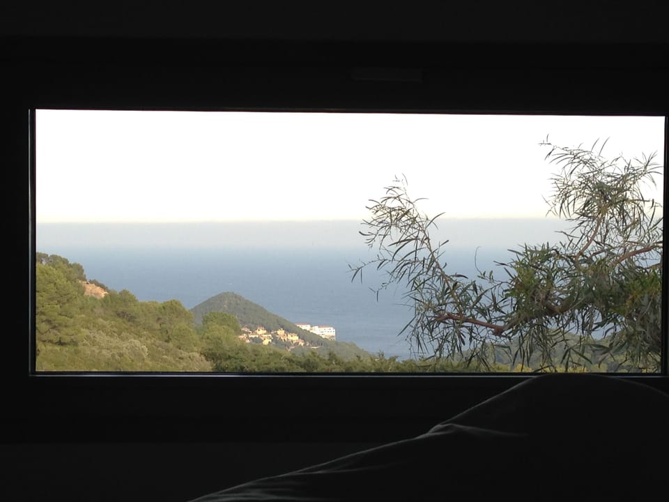 View from the bed